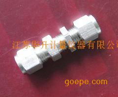 不锈钢双卡套接头